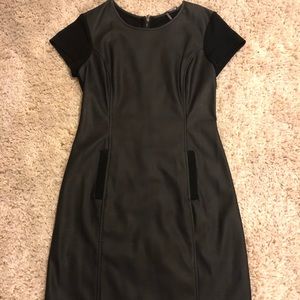 Tart Black Leather Dress